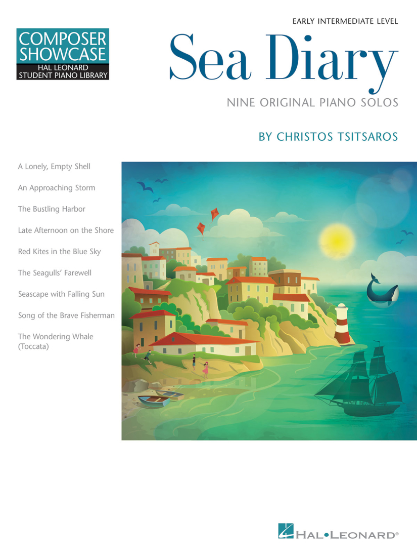 Sea Diary: Nine Original Piano Solos - Tsitsaros - Piano - Book
