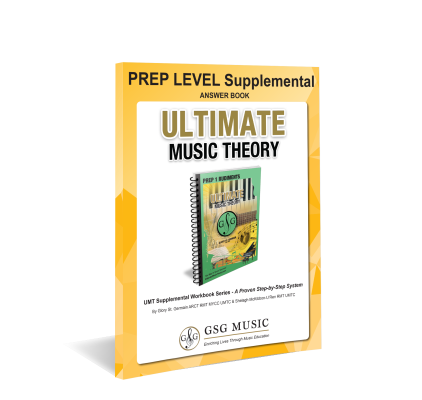 Ultimate Music Theory - UMT Prep Level Supplemental - St. Germain/McKibbon - Answer Book