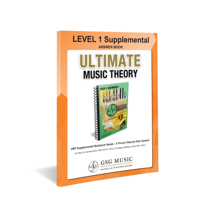 Ultimate Music Theory - UMT Level 1 Supplemental - St. Germain/McKibbon - Answer Book