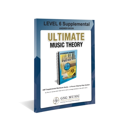 Ultimate Music Theory - UMT Level 6 Supplemental - St. Germain/McKibbon - Answer Book