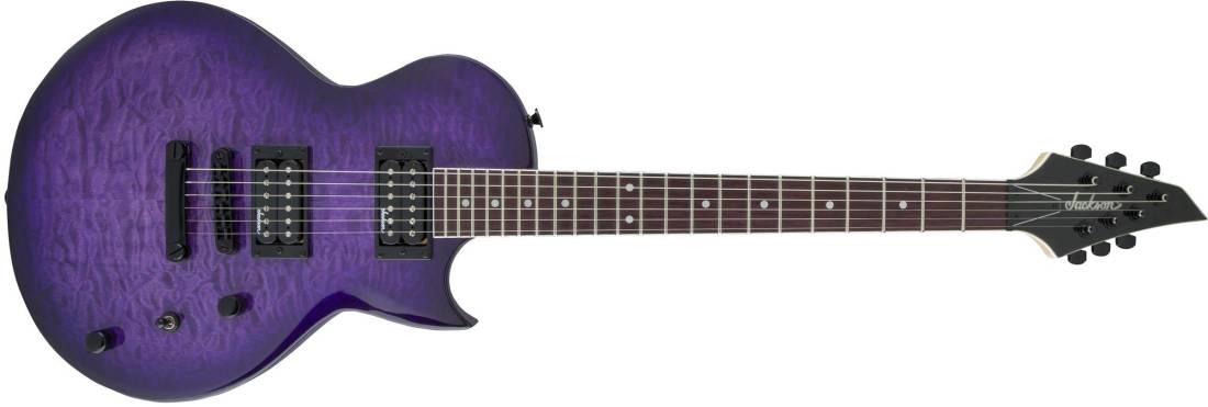 JS Series Monarkh SC JS22, Amaranth Fingerboard, Trans Purple Burst