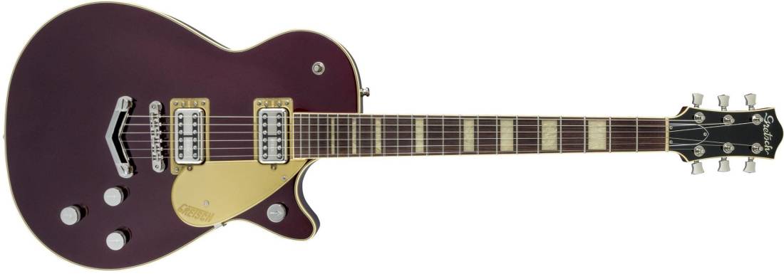 G6228 Players Edition Jet BT with \'\'V\'\' Stoptail, Rosewood Fingerboard - Dark Cherry Metallic