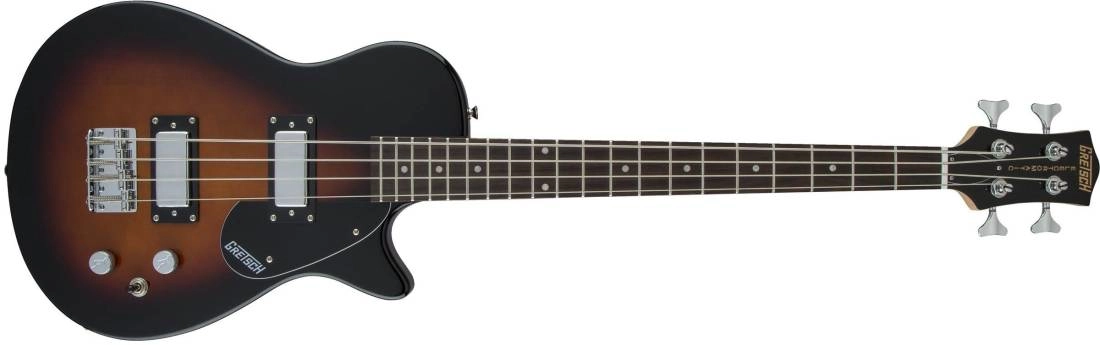 G2220 Electromatic Junior Jet Bass II Short-Scale, Black Walnut Fingerboard - Tobacco Sunburst