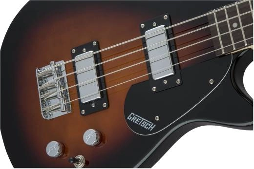 G2220 Electromatic Junior Jet Bass II Short-Scale, Black Walnut Fingerboard - Tobacco Sunburst