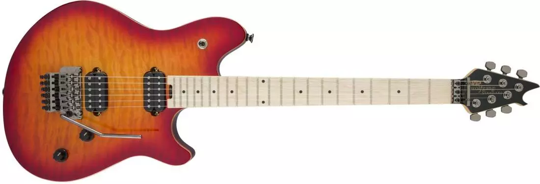 Wolfgang WG Standard Quilt Maple - Maple Fingerboard, Cherry Sunburst