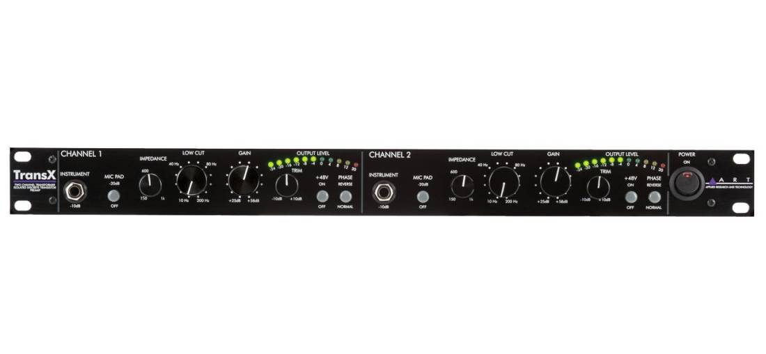 TransX 2 Channel Mic Preamp w/Jensen Transformers