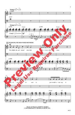 Rudolph, Frosty, and Suzy - Hayes - SATB