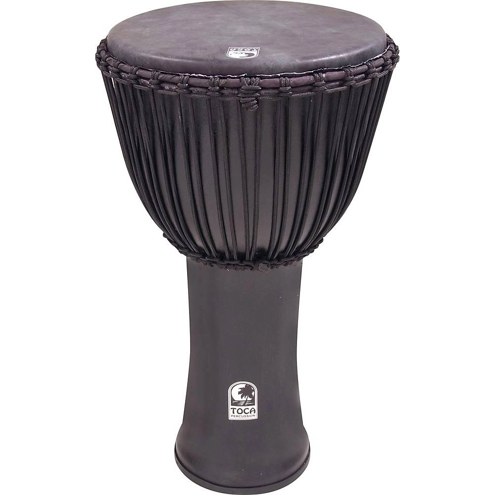 Freestyle Rope Tuned Black Mamba 14\'\' Djembe w/Bag