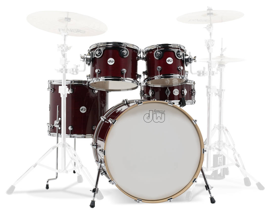 Design Series 5-Piece Shell Pack (22,10,12,16,SD) - Cherry Stain