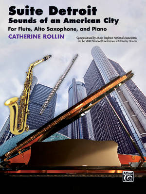 Alfred Publishing - Suite Detroit: Sounds of an American City - Rollin - Piano Trio (Flute/Alto Saxophone/Piano) - Book