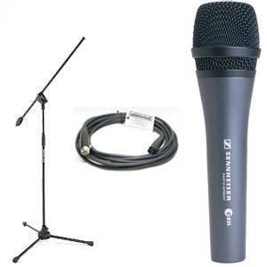 E835 Mic with 5 Meter Cable and Boom Stand