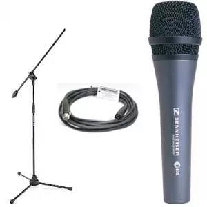 E835 Mic with 5 Meter Cable and Boom Stand