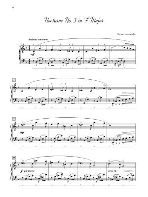 Nocturnes, Book 1:  8 Romantic-Style Solos for Piano - Alexander - Piano - Book