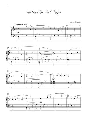Nocturnes, Book 1:  8 Romantic-Style Solos for Piano - Alexander - Piano - Book