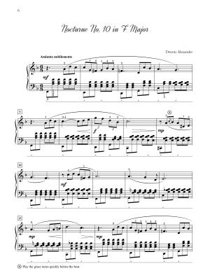 Nocturnes, Book 2:  6 Romantic-Style Solos for Piano - Alexander - Piano - Book