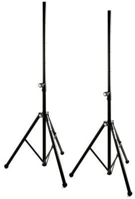 QuikLok - Aluminum Speaker Stand with Air-cushion (Pair) - Black