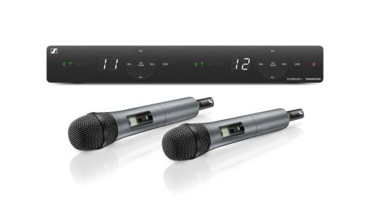 Sennheiser - XS Wireless 1 Vocal Set with 2x e835 Dynamic Microphones