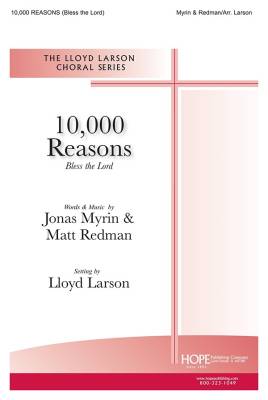 Hope Publishing Co - 10,000 Reasons (Bless The Lord) - Myrin/Redman/Larson - Vocal Duet (Med. High/Low)