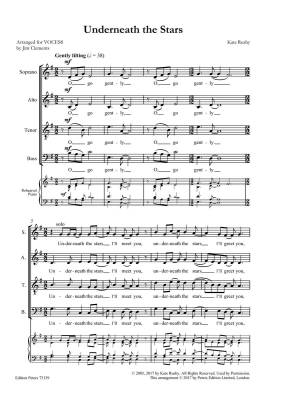 Underneath the Stars - VOCES8/Rusby/Clements - SATB