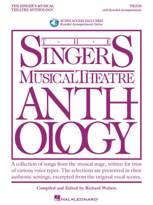 Hal Leonard - Singers Musical Theatre Anthology Trios - Walters - Vocal Trio - Book/Audio Online