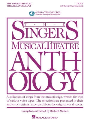 Hal Leonard - Singers Musical Theatre Anthology Trios - Walters - Vocal Trio - Book/Audio Online