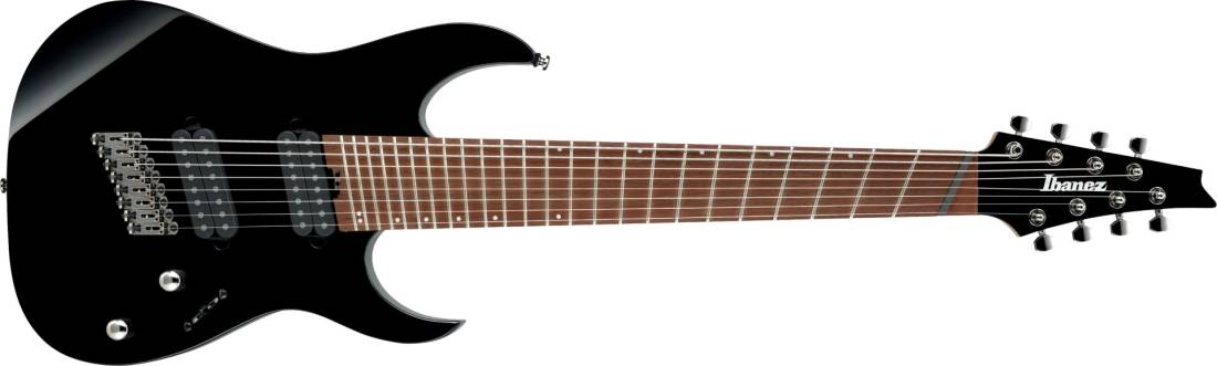 RG Multi Scale 8-String Electric Guitar - Black