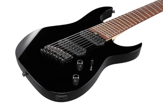 RG Multi Scale 8-String Electric Guitar - Black