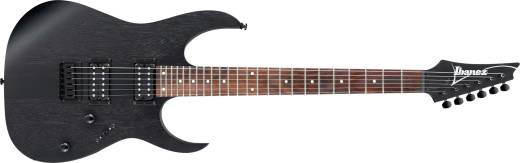 RG Neck-Thru Electric Guitar - Weathered Black