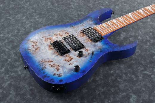 RG Neck-Thru Electric Guitar - Blue Lagoon Burst Flat