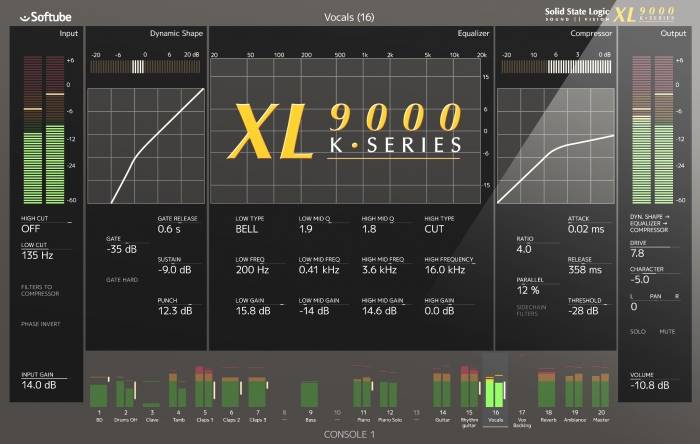 Solid State Logic XL 9000 K-Series for Console 1 - Download
