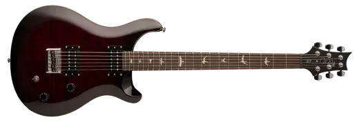 2018 SE 277 Baritone Solidbody Electric Guitar - Fire Red Burst
