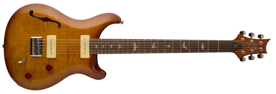 2018 SE 277 Guitare électrique Semi-Hollow avec micros Soapbar - Vintage Sunburst