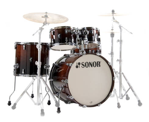 Sonor - AQ2 Stage 5-Piece Shell Pack (22,10,12,16,SD) - Brown Fade