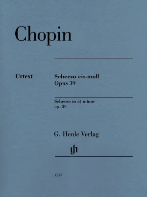 G. Henle Verlag - Scherzo c sharp minor op. 39 - Chopin/Mullemann - Piano - Sheet Music