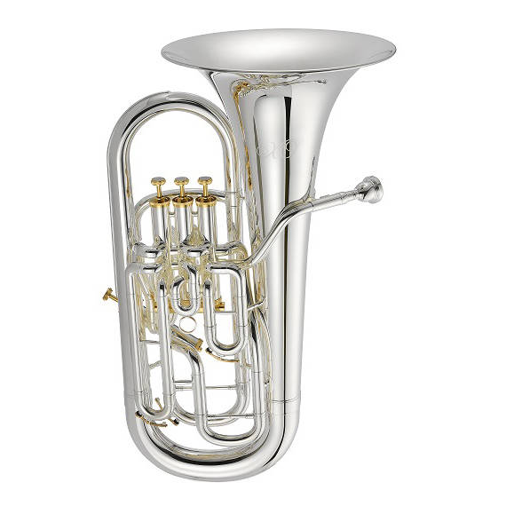 1270S Compensating Euphonium - Silver Plated w/Gold Plated Trim