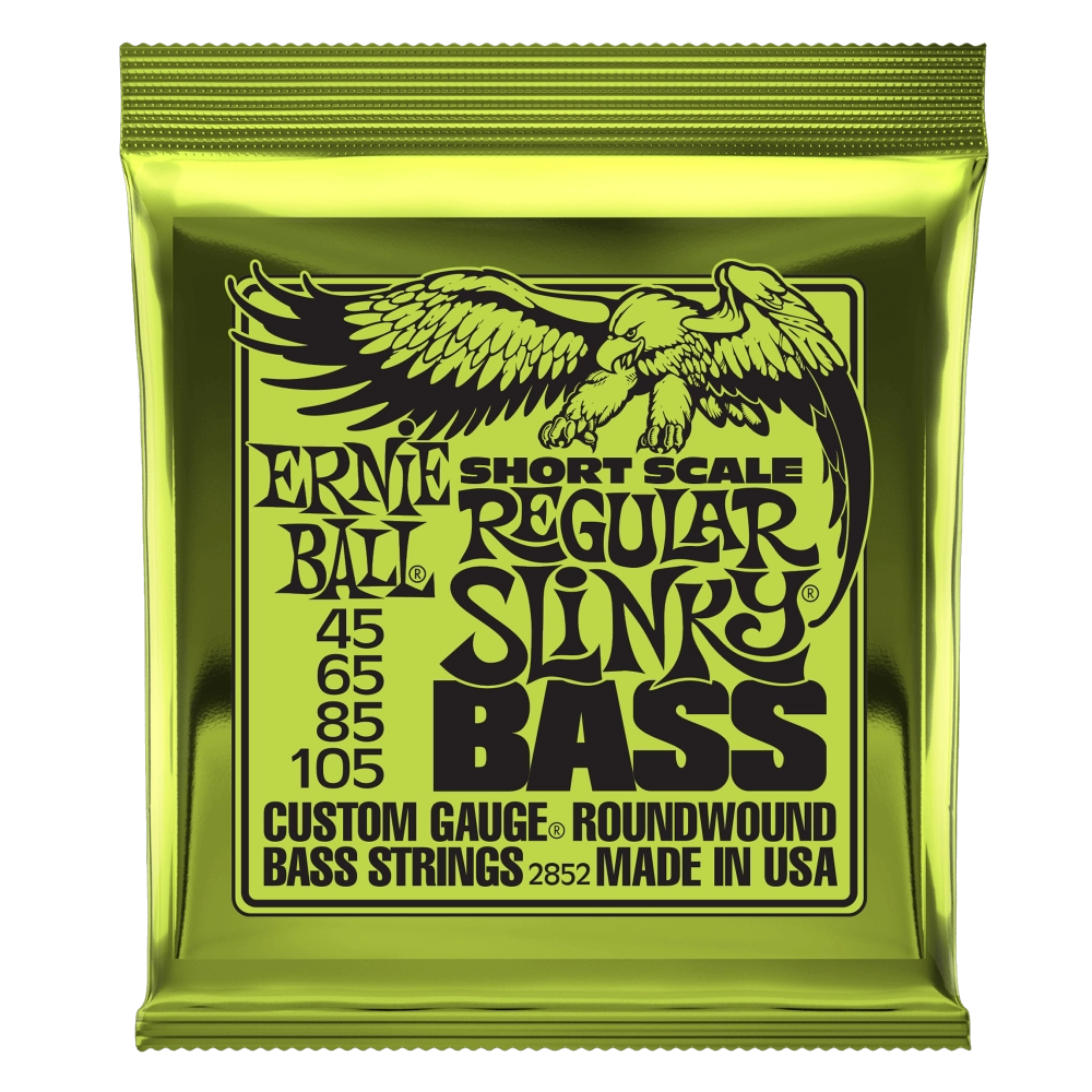 Regular Slinky Short Scale Bass Strings 45-105