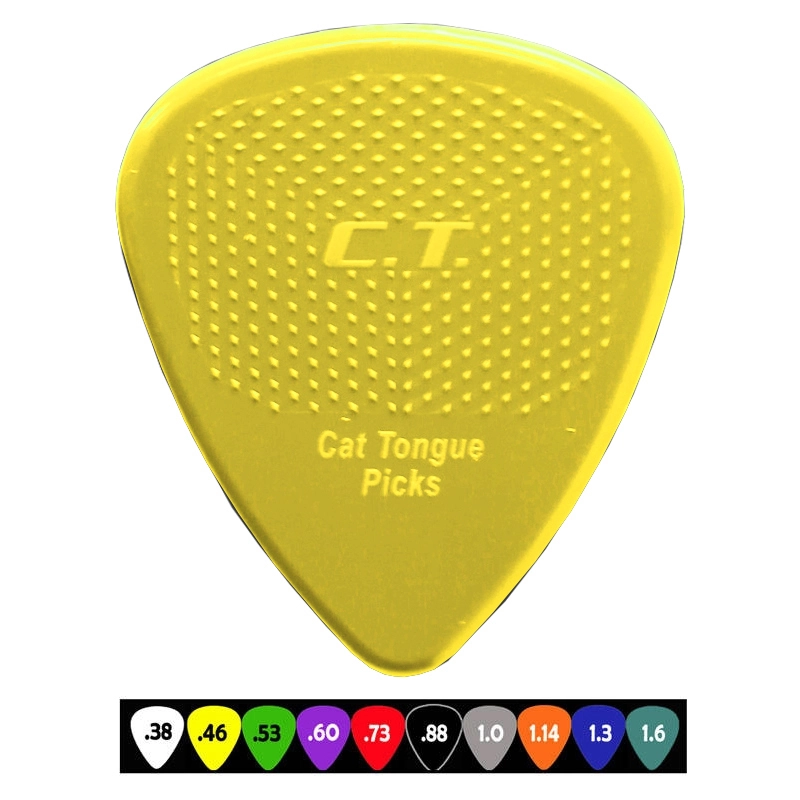 Grip Brain Picks (72 Pack) - .46 Yellow