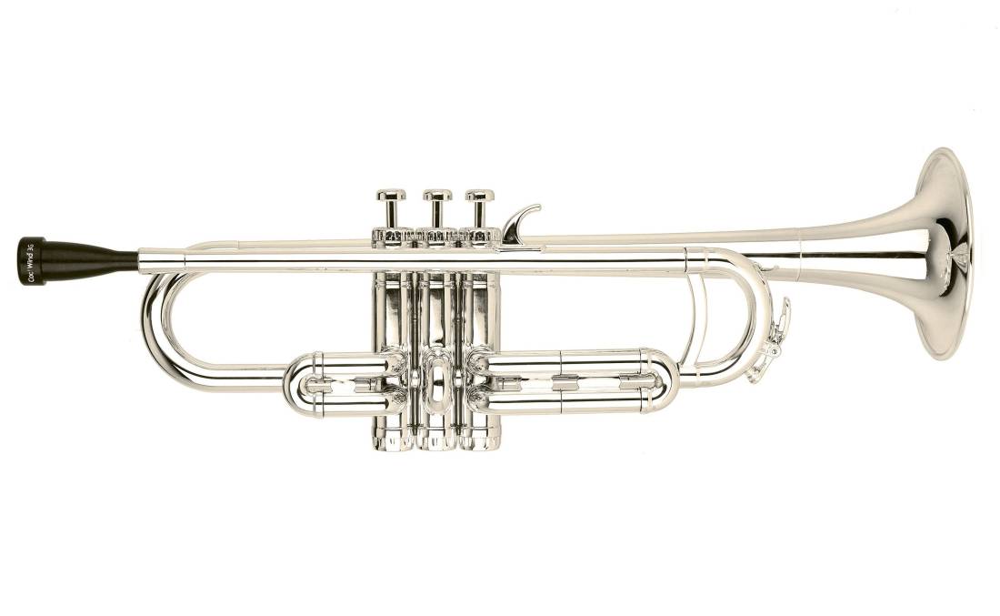 Plastic Trumpet - Silver Finish