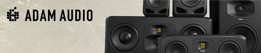 ADAM Audio Landing Page Banner