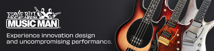 Ernie Ball Music Man Landing Page Banner