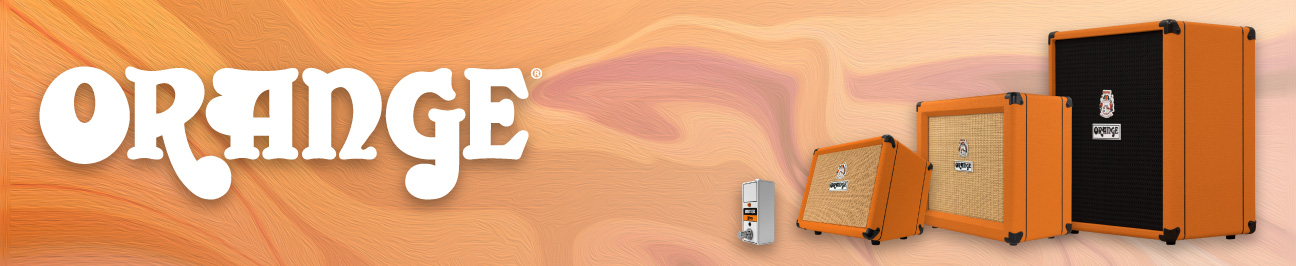 Orange Amplifiers Landing Page Banner