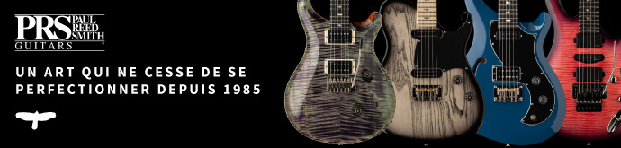 PRS Guitars Landing Page Banner