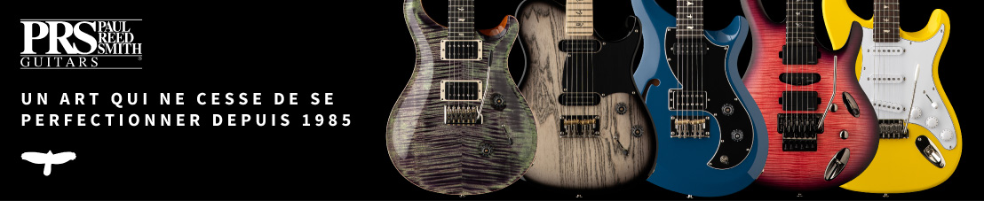 PRS Guitars Landing Page Banner