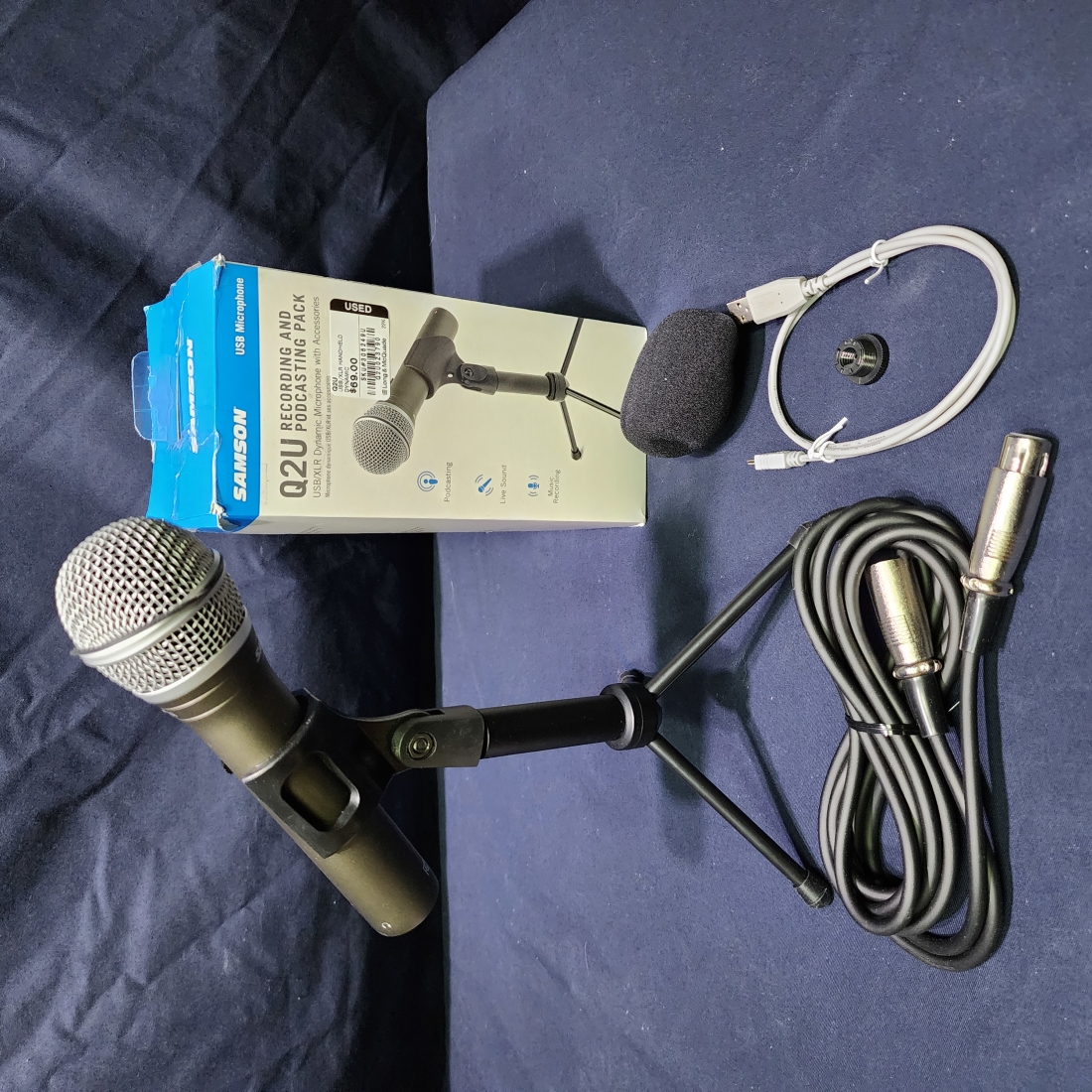Gear Hunter Samson Q2U USB/XLR Handheld Dynamic Mic