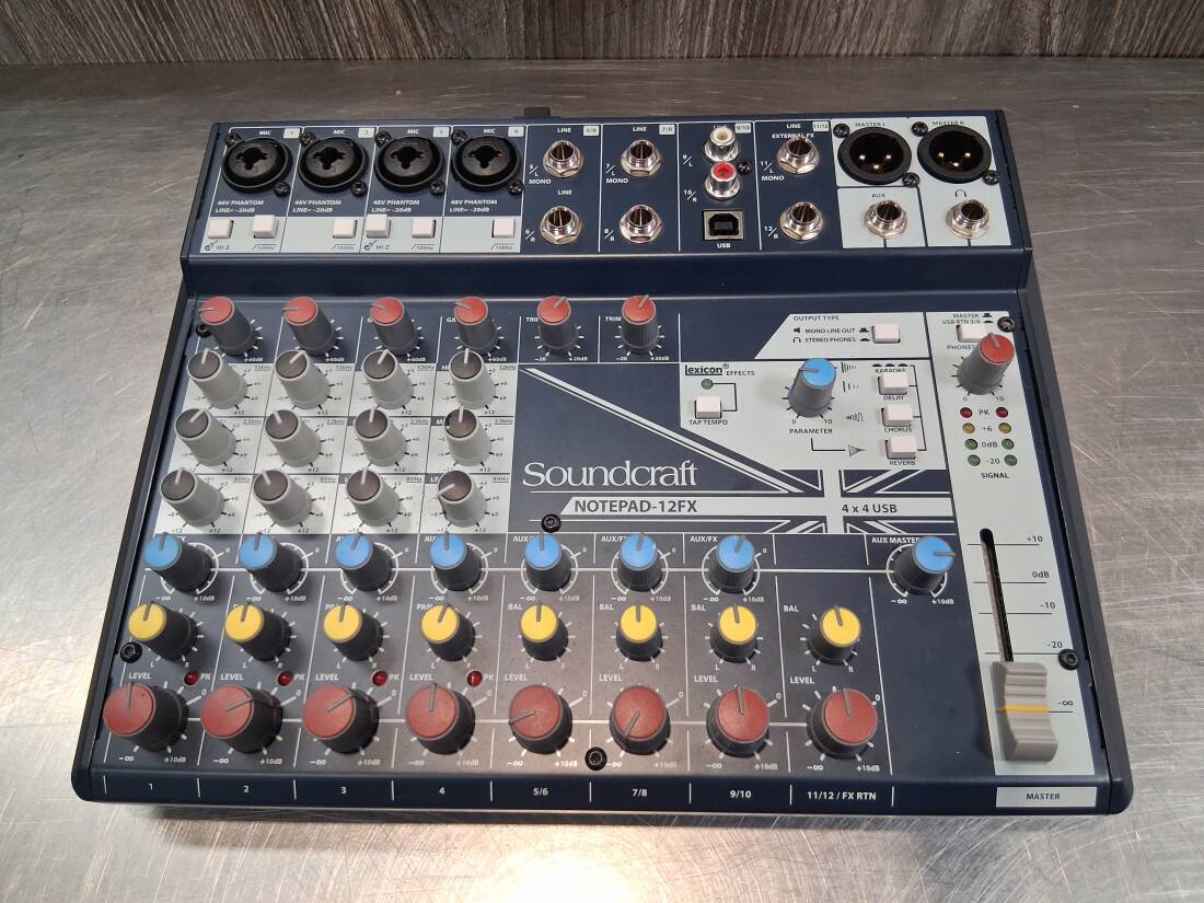 Gear Hunter | Soundcraft - NOTEPAD-12FX