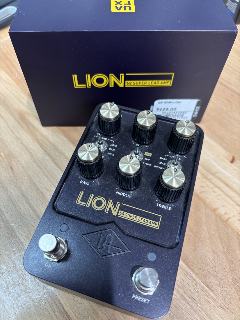UAFX Lion ‘68 Super Lead Amp Universal Audio UAFX Lion '68 Super Lead Amp Pedal Reviews