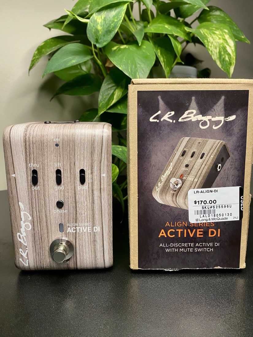 未使用ALIGN SERIES ACTIVE DI ALL-DISCRETE Align Series Active DI User's Guide — LR Baggs