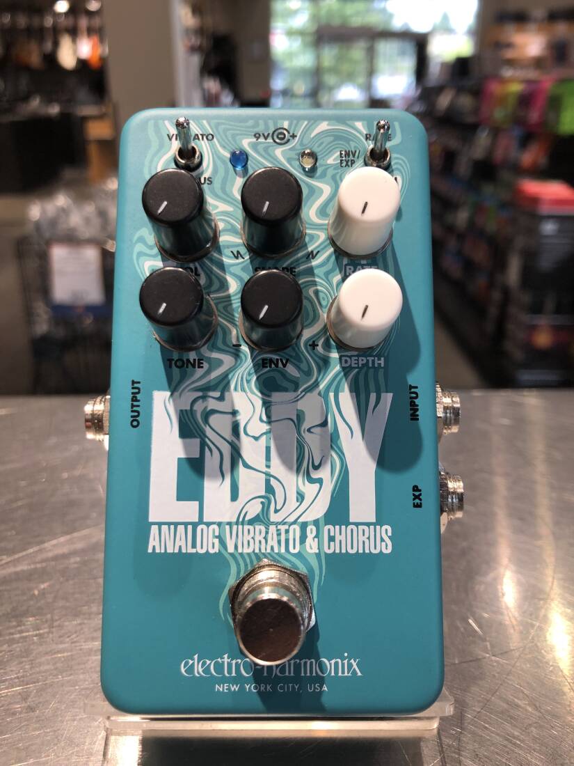 ギター Electro-Harmonix Eddy Amazon.com: Electro-Harmonix EHX Eddy Vibrato Chorus Guitar Effect
