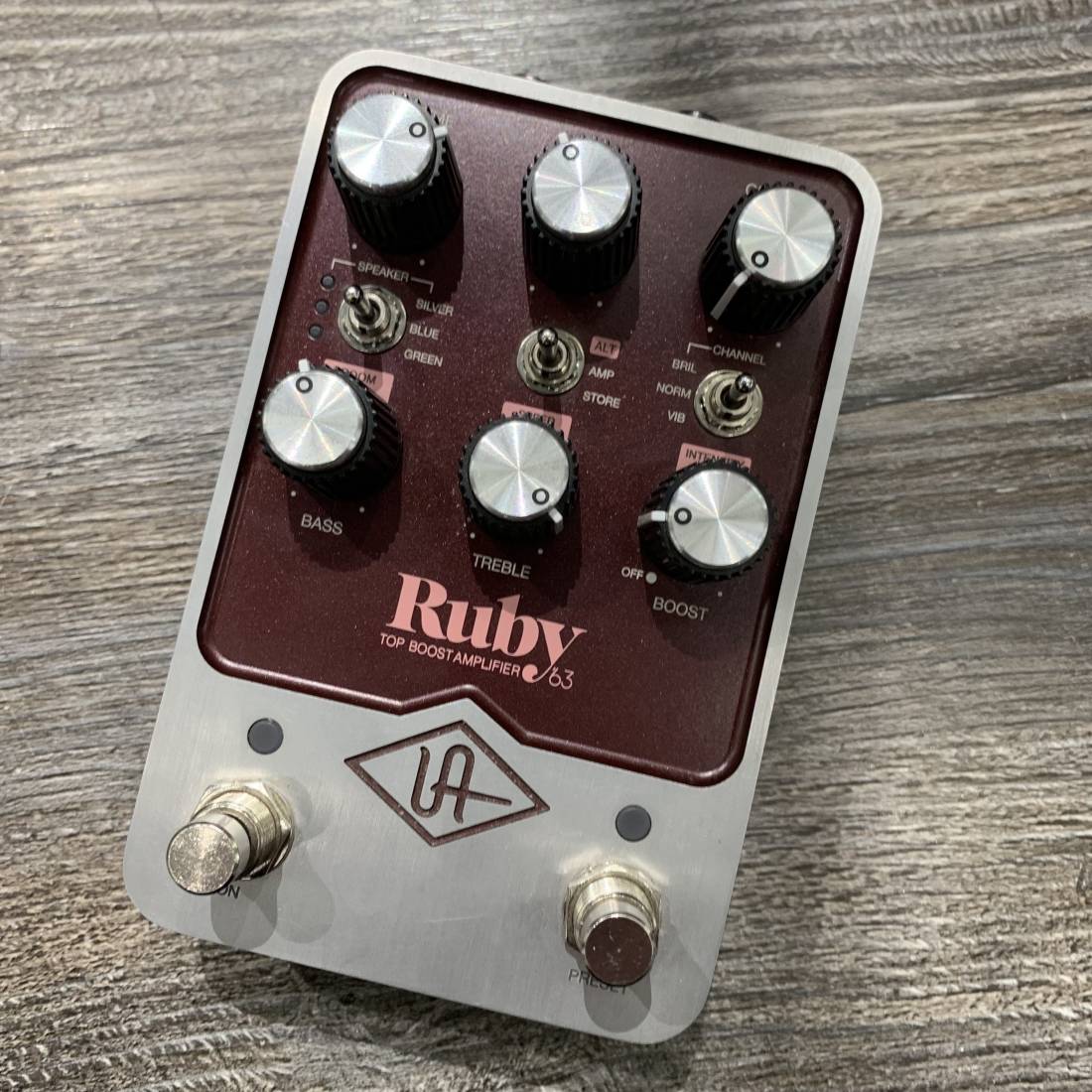 【Universal Audio / UAFX】 Ruby Universal Audio - UAFX Ruby '63 Top Boost Amplifier UA-GPM