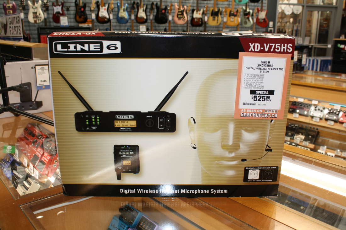 Line 6 XDV-75 Wireless Microphone System : : Musical Instruments,  Stage & Studio